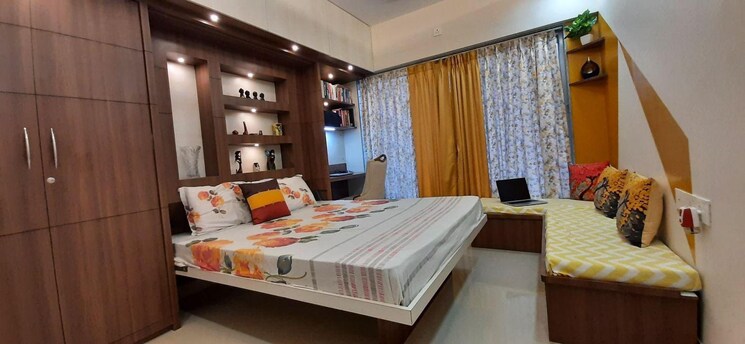 Bedroom, lunkad-sky-vie 3.5 Bedroom 1800 Sq.Ft. Apartment In Viman Nagar Pune 8916342
