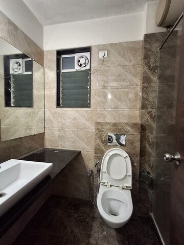 Bathroom in 2 BHK Apartment at Lokhandwala Spring Grove, Kandivali East – for Rent
