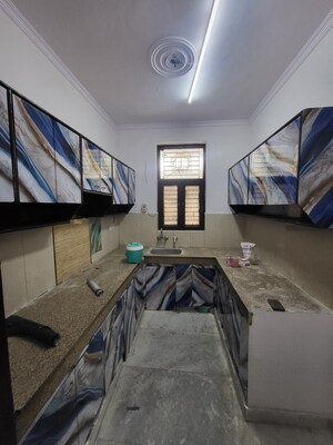 Kitchen in 3 BHK Builder Floor at Srishti Greenfield Homes, Green Fields Colony – for Sale