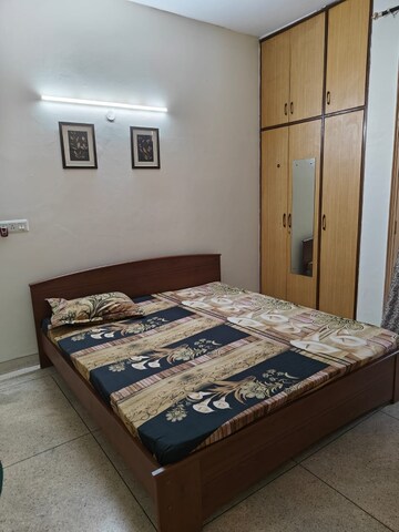 Bedroom in 2 BHK Builder Floor at Unitech South City II, Sector 50 – for Rent