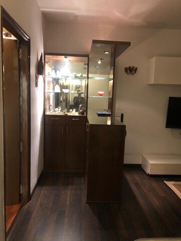 Living Room in 3 BHK Apartment at Embassy Habitat, Palace Road – for Sale