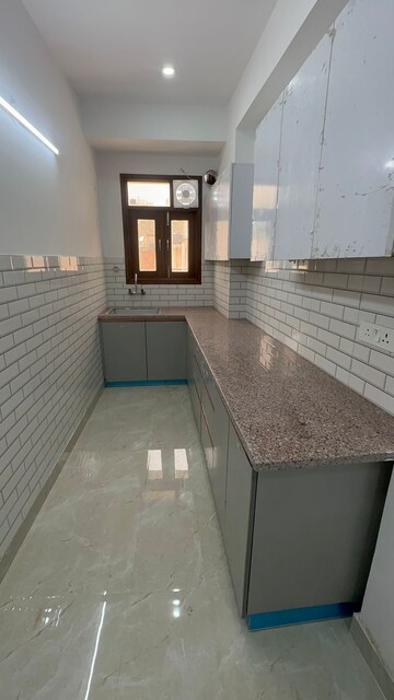 Kitchen in 2 BHK Builder Floor at Saket – for Rent