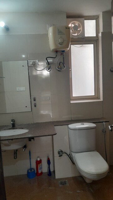 Bathroom in 3 BHK Builder Floor at Unitech Woodstock Floors, Sector 50 – for Rent