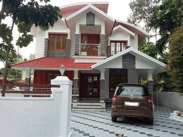 4 BHK Villa – Exterior View View at Ottapalam - for Sale