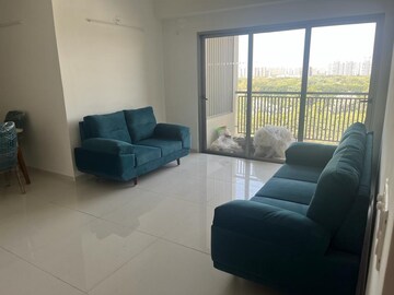 Living Room in 3 BHK Apartment at Shela – for Rent