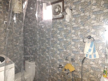 Bathroom in 2 BHK Apartment at Madhur Apartment, Paschim Vihar – for Rent