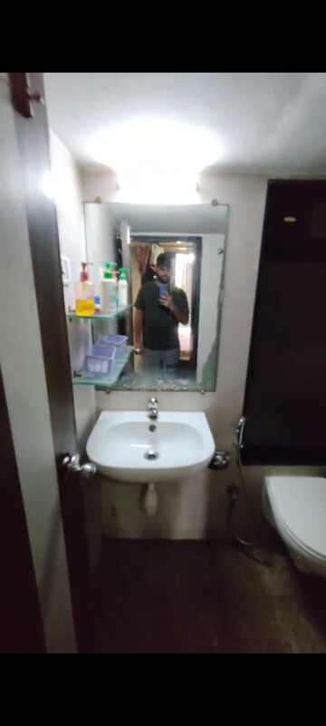 Bathroom in 1 BHK Apartment at Arkade Art, Mira Road – for Rent