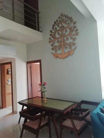 Team Area in 3 BHK Apartment at HN Safal Orchid Harmony, Shela – for Rent