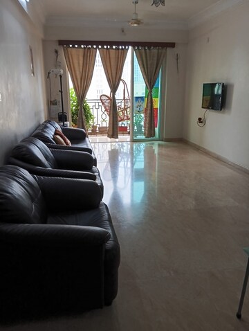 Living Room in 3 BHK Apartment at Hiranandani Estate Spring Hill, Ghodbunder Road – for Rent