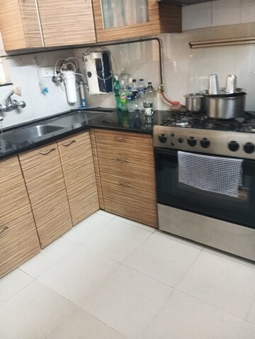 Kitchen in 3 BHK Apartment at Hiranandani Estate Spring Hill, Ghodbunder Road – for Rent