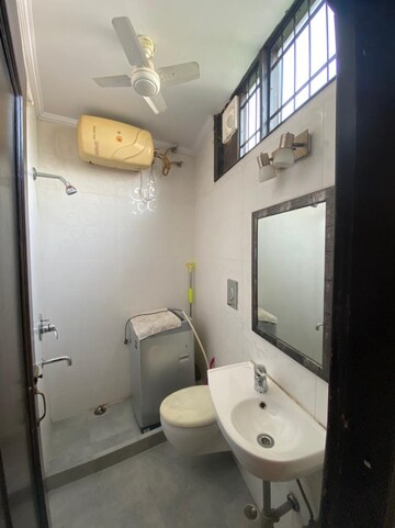 Bathroom in 3 BHK Builder Floor at East Of Kailash – for Rent