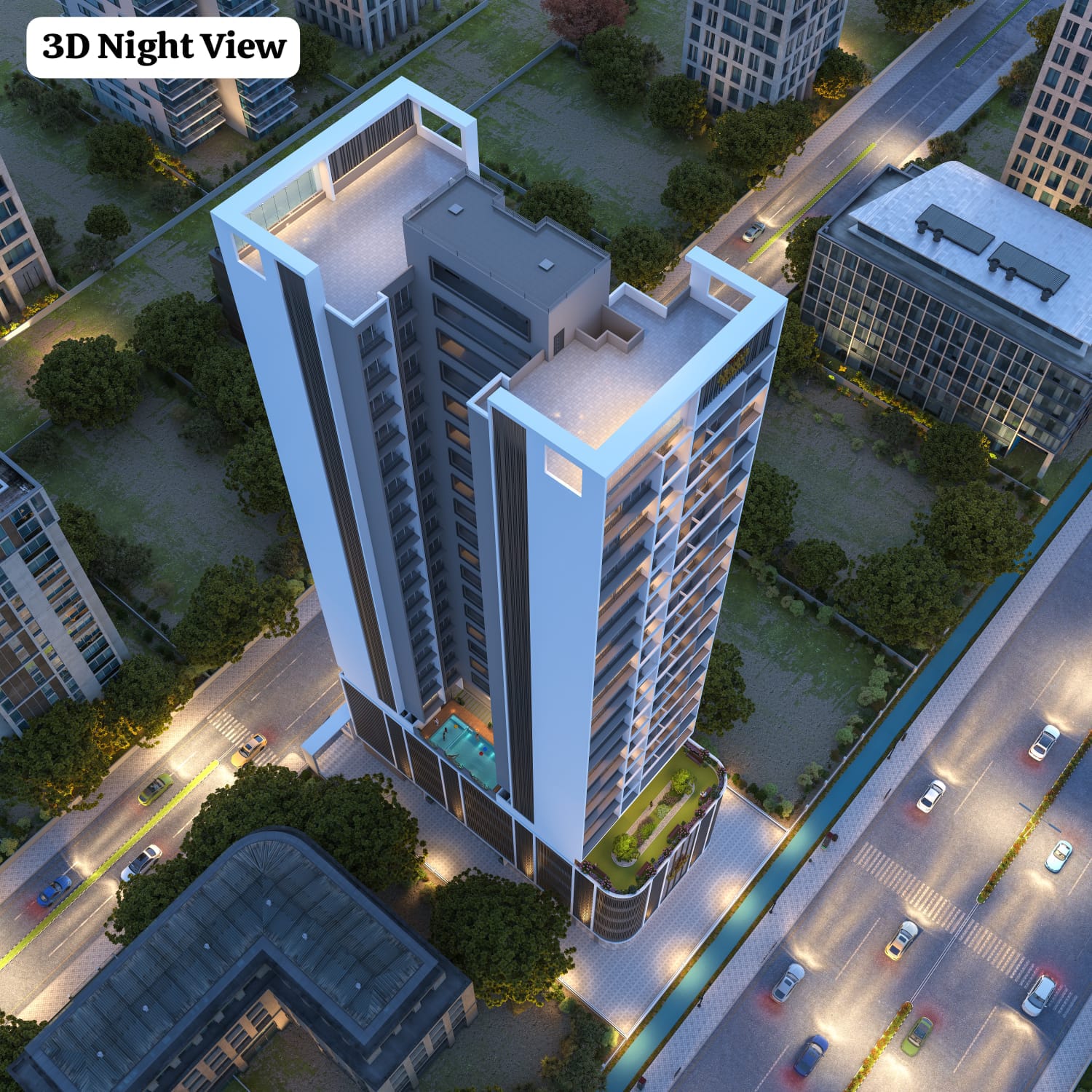 2 BHK + Extra Room Apartment For Sale in Gurukrupa Aramus Rudra