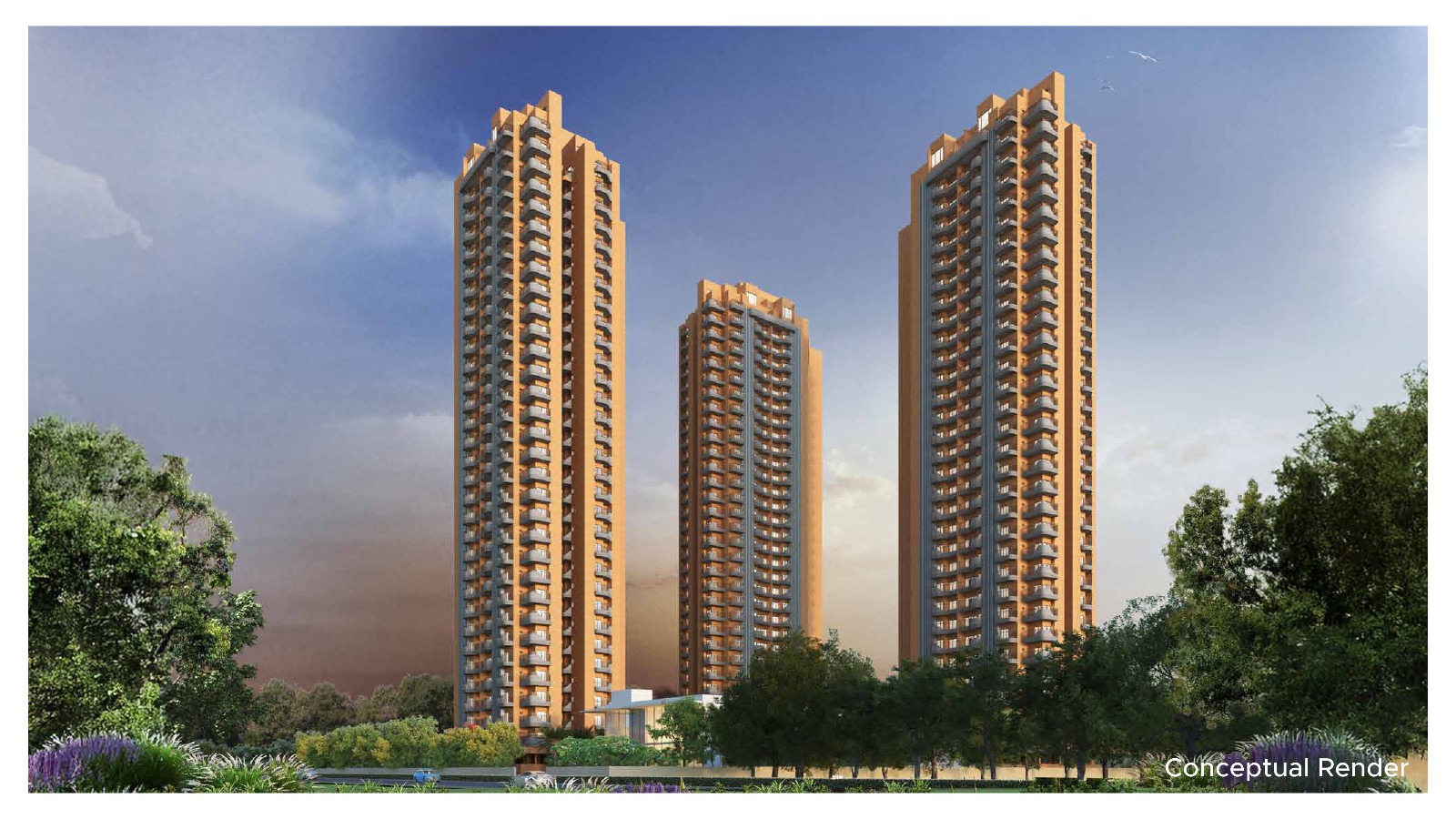 3 BHK + Pooja Room Apartment For Sale in Eldeco Ballads Of Bliss