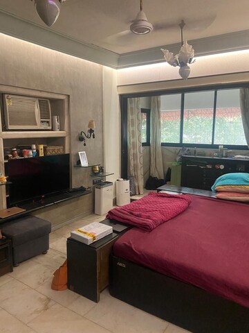 Living Room in 2 BHK Apartment at Swan Lake Apartment, Khar West – for Rent