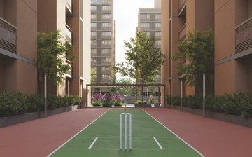 Balcony in 3 BHK Apartment at Shilp Revanta, Shela – for Rent