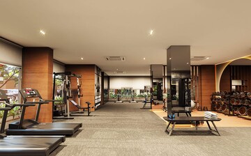 Gym in 3 BHK Apartment at Shilp Revanta, Shela – for Rent