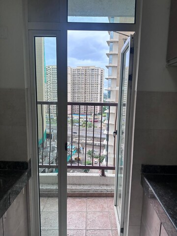 Balcony in 2 BHK Apartment at Marathon Nexzone Atlas 1, New Panvel – for Rent