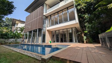 Balcony in 5 BHK Villa at Embassy Boulevard, Yelahanka – for Rent