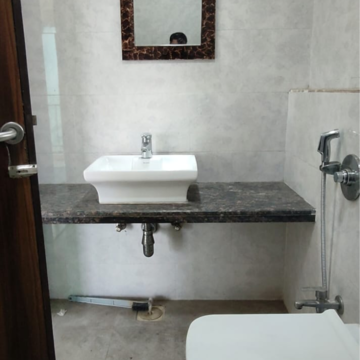 Bathroom in 2 BHK Apartment at Tharwanis Residency, Kamothe Sector 6a – for Sale