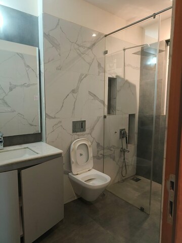 Bathroom in 3 BHK Apartment at Enpar Lotus 101 Worli Residences, Lower Parel – for Rent
