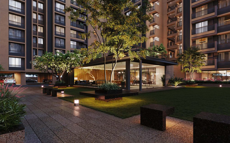 3 BHK + Pooja Room Apartment For Sale in Shilp Revanta