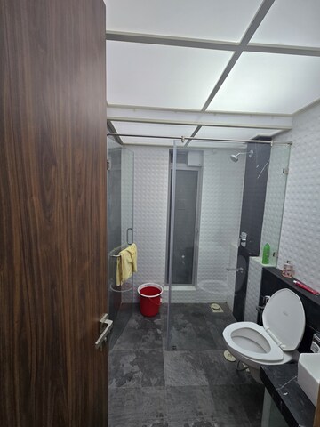 Bathroom in 3 BHK Apartment at Rajesh White City, Kandivali East – for Rent