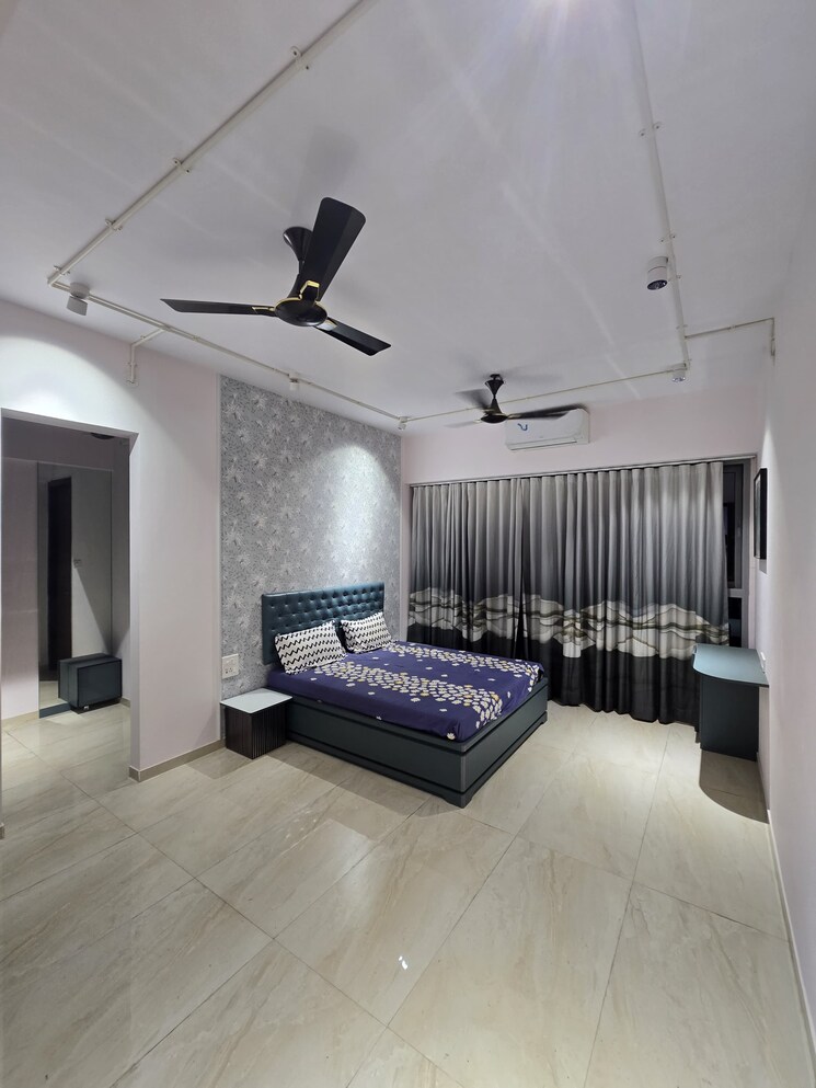Master Bedroom, rajesh-white-city 3 Bedroom 1202 Sq.Ft. Apartment In Kandivali East Mumbai 8917118