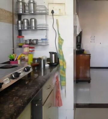 Kitchen in 1 BHK Apartment at Balaje Darshan Apartment, Kopar Khairane – for Sale