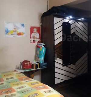 Bedroom in 1 BHK Apartment at Balaje Darshan Apartment, Kopar Khairane – for Sale