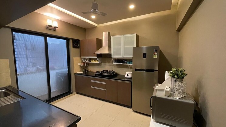 Kitchen, park-express 3.5 Bedroom 1500 Sq.Ft. Apartment In Baner Pune 8917195