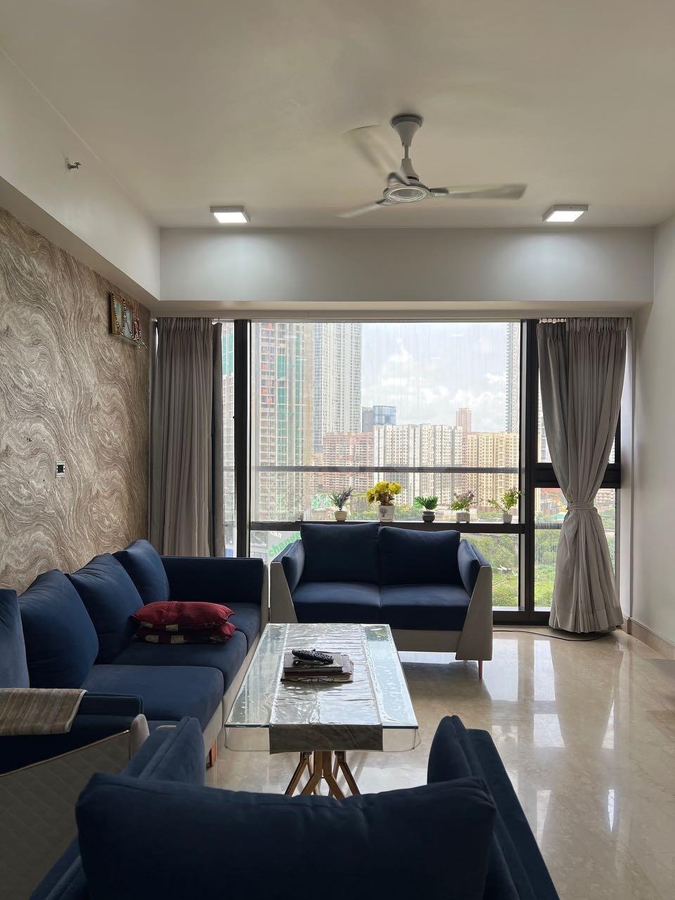 3 BHK + Study Room Apartment For Rent in Worli