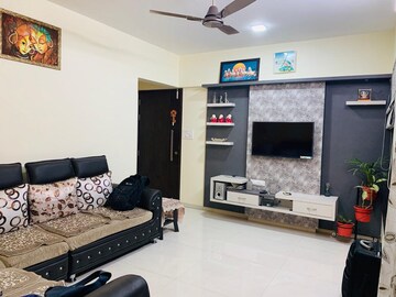 Living Room in 2 BHK Apartment at Chloris CHS, Balewadi – for Rent