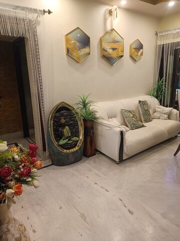 Living Room in 4 BHK Villa at New Town Tower, New Town Action Area 1 – for Rent