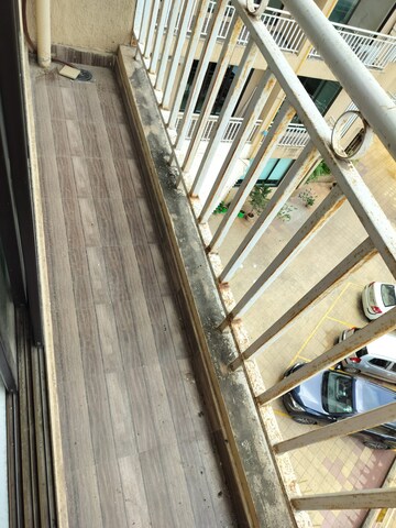 Balcony in 1 BHK Apartment at Raunak Bliss, Ghodbunder Road – for Rent