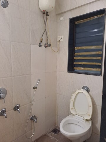 Bathroom in 1 BHK Apartment at Pushpanjali Heights, Owale – for Rent