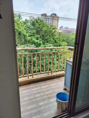 Balcony in 1 BHK Apartment at Raunak Delight, Owale – for Rent