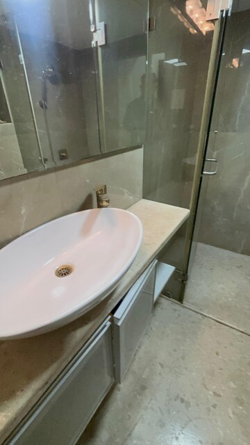 Bathroom in 3 BHK Apartment at Rohinton Alankar VYBE, Andheri East – for Rent