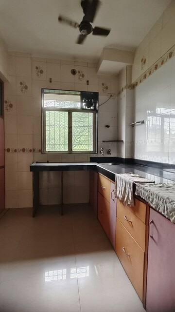 Kitchen in 1 BHK Apartment at Sanghvi Valley, Kalwa – for Rent