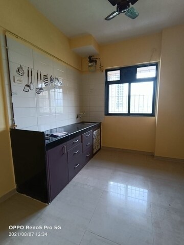 Kitchen in 1 BHK Apartment at Hill View CHS Haware City, Haware City – for Rent