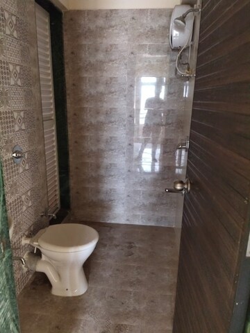 Bathroom in 1 BHK Apartment at Hill View CHS Haware City, Haware City – for Rent