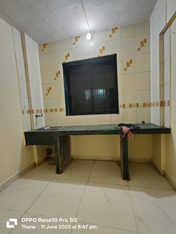 Kitchen in 1 RK Apartment at Siya Heights, Kalwa – for Rent