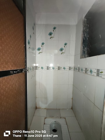 Bathroom in 1 RK Apartment at Siya Heights, Kalwa – for Rent