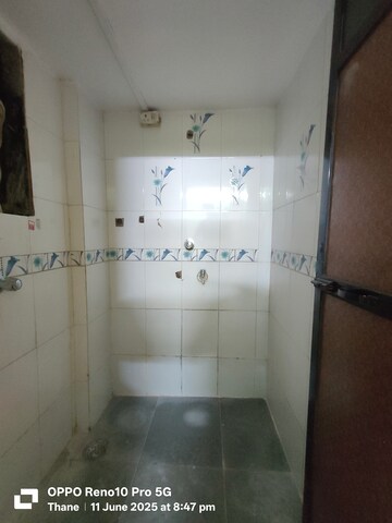 Bathroom in 1 RK Apartment at Siya Heights, Kalwa – for Rent