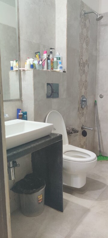 Bathroom in 2 BHK Apartment at Omkar Ananta, Goregaon East – for Rent
