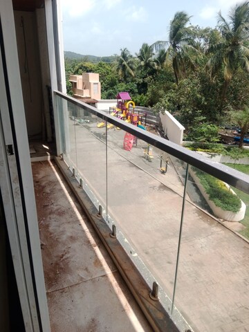 Balcony in 1 BHK Apartment at Kavya Hill View CHS, Anand Nagar – for Rent