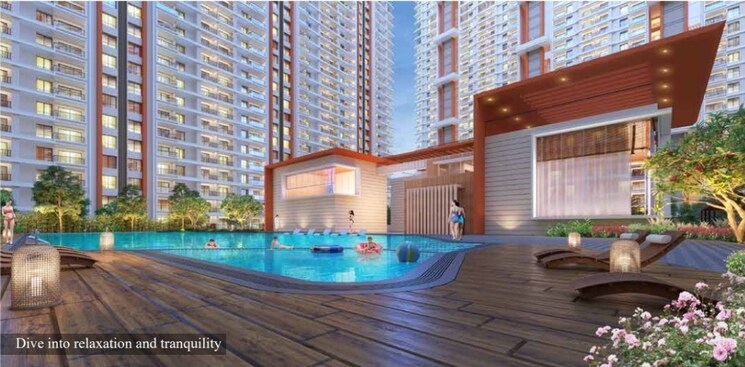 Swimming Pool, nyati-emerald 2 Bedroom 838 Sq.Ft. Apartment In Baner Pune 8917492