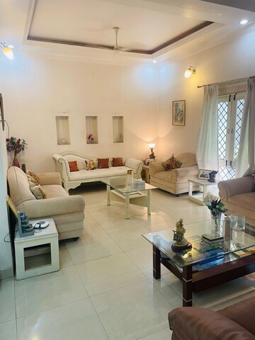 Living Room in 5 BHK Independent House at Jubilee Hills – for Rent