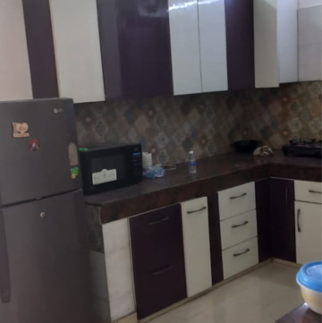 Kitchen in 1 BHK Builder Floor at Malviya Nagar – for Rent