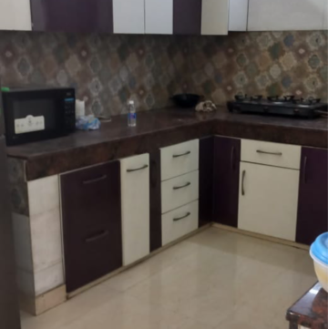 Kitchen in 1 BHK Builder Floor at Malviya Nagar – for Rent