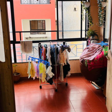 Team Area in 2 BHK Apartment at Ruturang Complex, Walvekar Nagar – for Rent